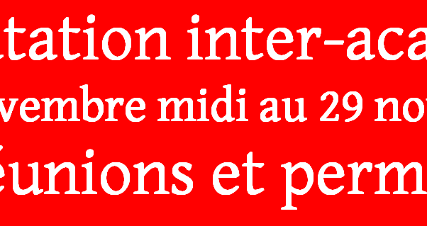 MUTATIONS 2024 : PHASE INTERACADEMIQUE du 8/11/23 au 29/11/23