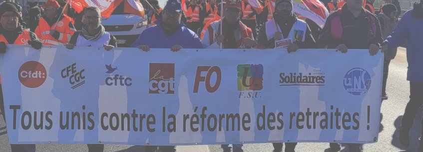 Mobilisation contre la réforme des retraites samedi 11 février