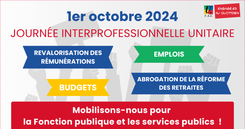 Pour les salaires, les services publics, l'abrogation de la loi (…)